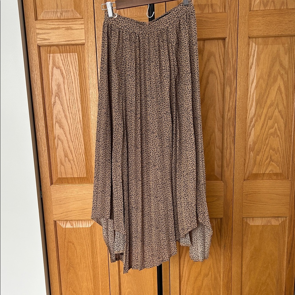Rosebullet Asymmetrical Brown and Black skirt
